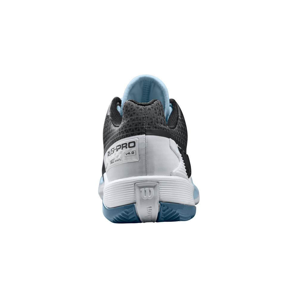 Wilson Zapatillas Tenis Mujer Wilson RUSH PRO 4.0 W CLAY vista trasera Wilson Zapatillas Tenis Mujer Wilson RUSH PRO 4.0 W CLAY vista trasera
