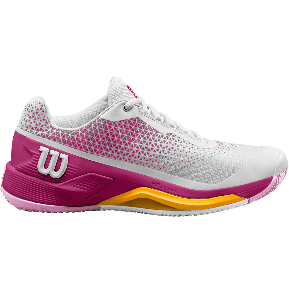 Wilson Zapatillas Tenis Mujer Wilson RUSH PRO 4.0 W CLAY lateral exterior Wilson Zapatillas Tenis Mujer Wilson RUSH PRO 4.0 W CLAY lateral exterior
