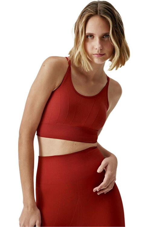 BORN LIVING YOGA BRA MALOKE rojo