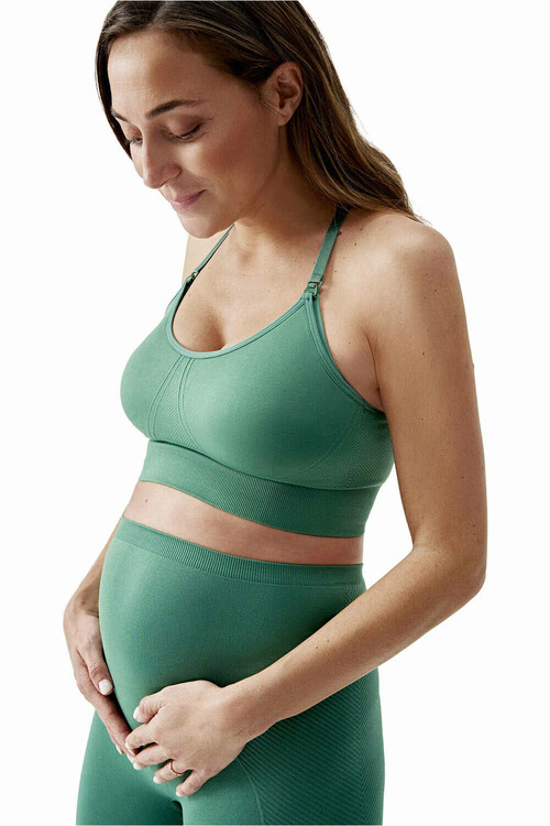 BORN LIVING YOGA BRA MATERNITY azul