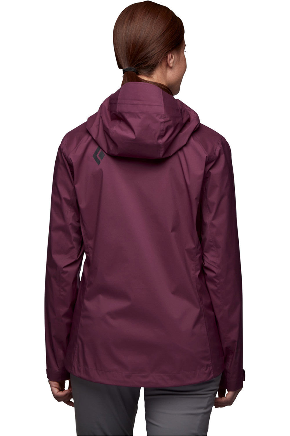 Black Diamond chaqueta impermeable mujer Black Diamond W STORMLINE STRETCH RAIN SHELL vista trasera Black Diamond chaqueta impermeable mujer Black Diamond W STORMLINE STRETCH RAIN SHELL vista trasera