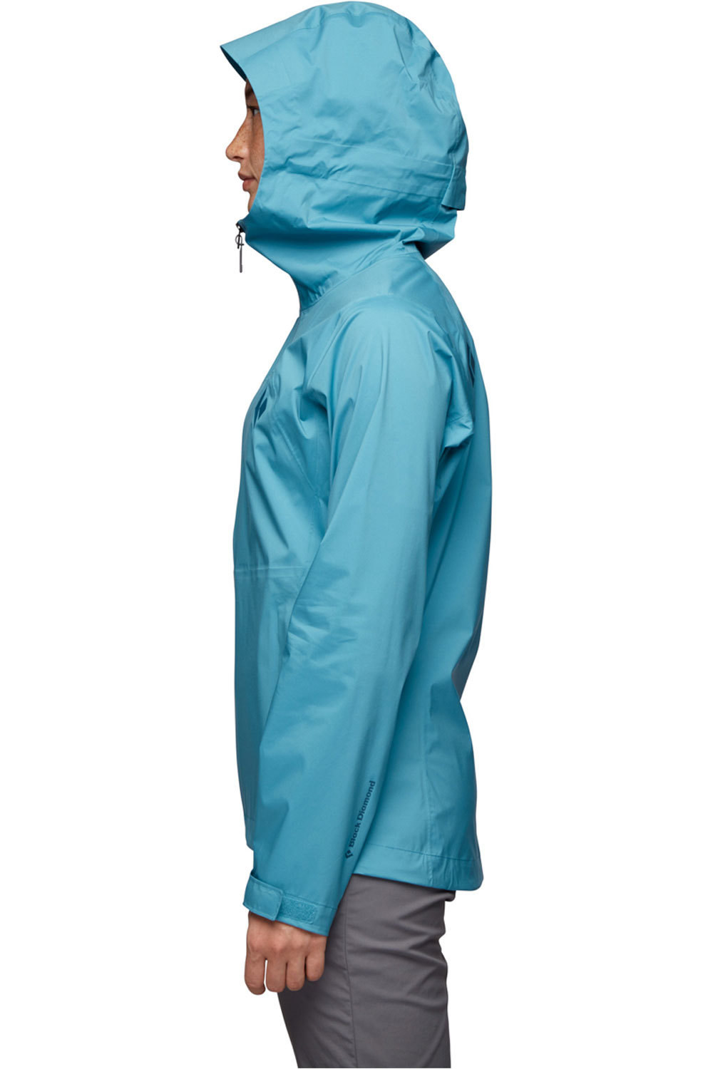 Black Diamond chaqueta impermeable mujer Black Diamond W STORMLINE STRETCH RAIN SHELL vista detalle Black Diamond chaqueta impermeable mujer Black Diamond W STORMLINE STRETCH RAIN SHELL vista detalle