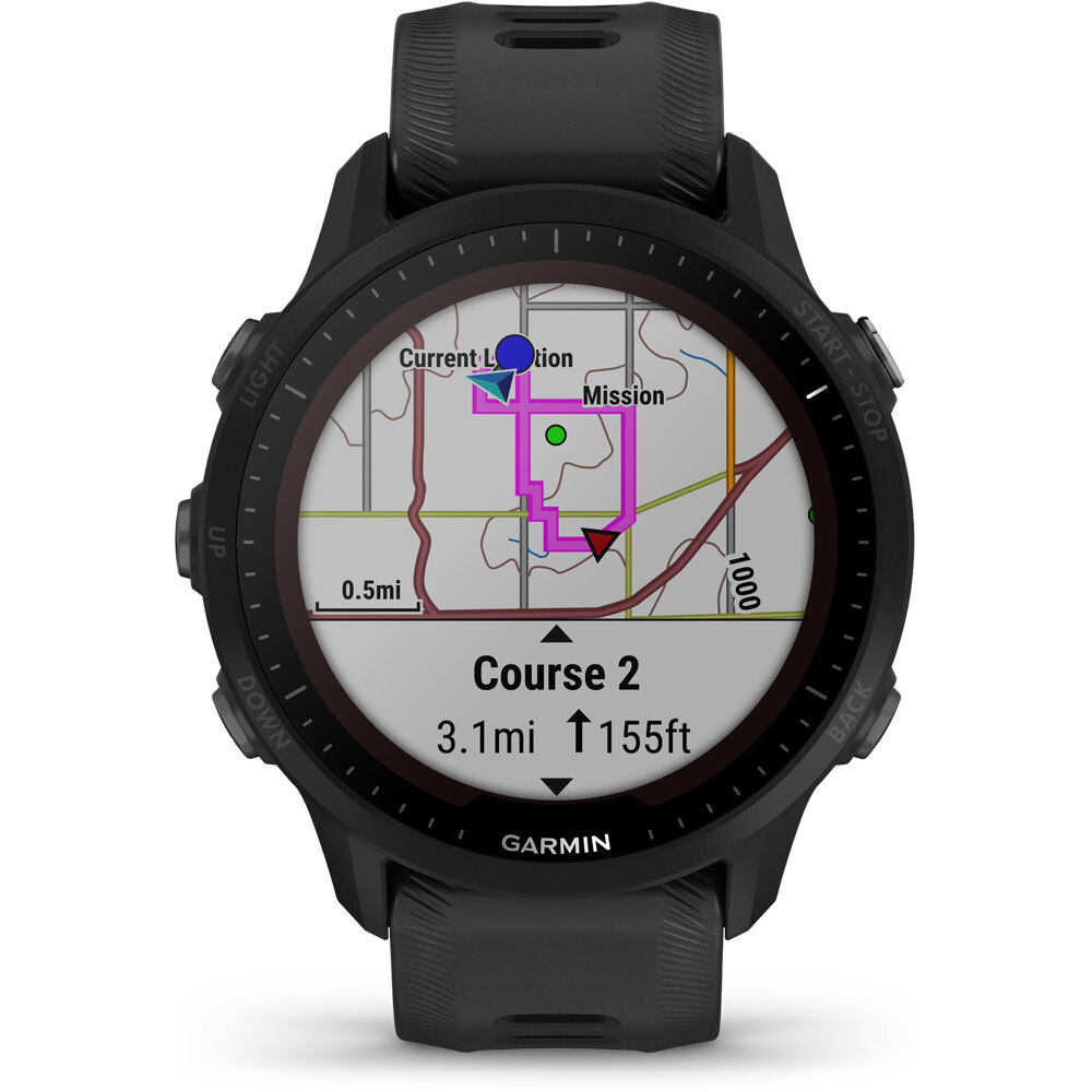 Garmin pulsómetros con gps Forerunner 955 Solar Negro 02 Garmin pulsómetros con gps Forerunner 955 Solar Negro 02