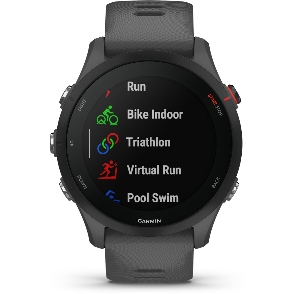 Garmin pulsómetros con gps Forerunner 255 Gris 02 Garmin pulsómetros con gps Forerunner 255 Gris 02