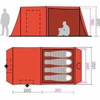 Hannah tienda campaña Hannah BARRACK 4 03 Hannah tienda campaña Hannah BARRACK 4 03