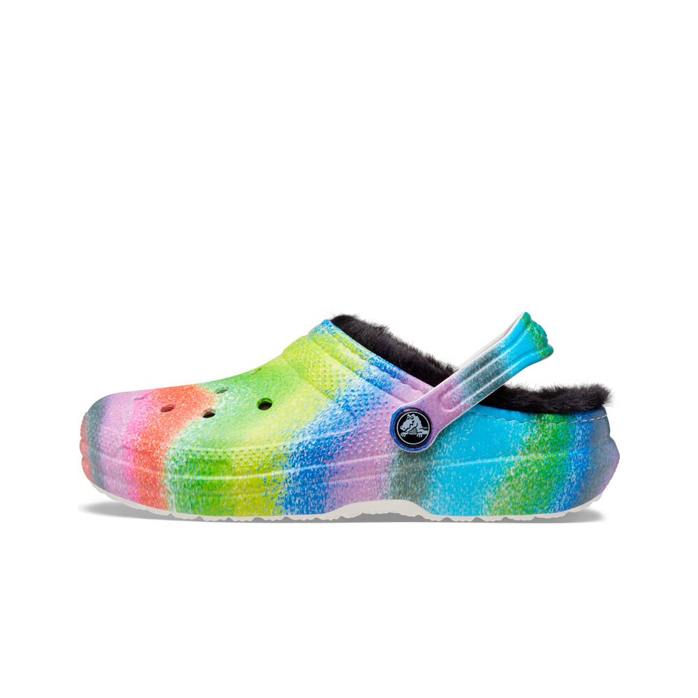 Crocs zueco niño Crocs Classic Lined Spray Dye Clog K lateral interior Crocs zueco niño Crocs Classic Lined Spray Dye Clog K lateral interior