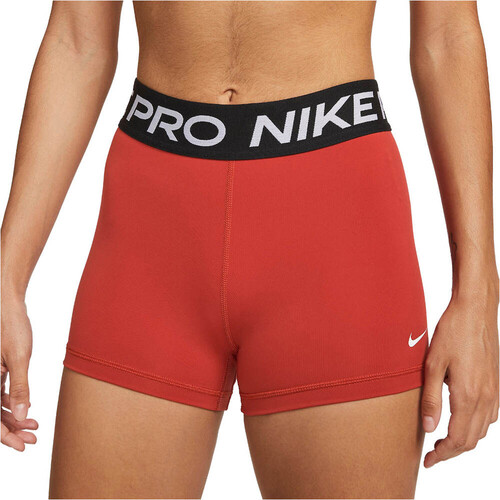 NIKE W NP 365 SHORT 3IN rojo