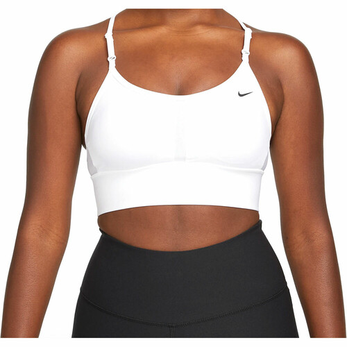 NIKE W NK DF INDY LL BRA blanco