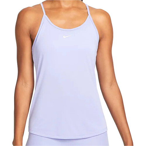 NIKE W NK ONE DF ELSTKA STD TANK morado