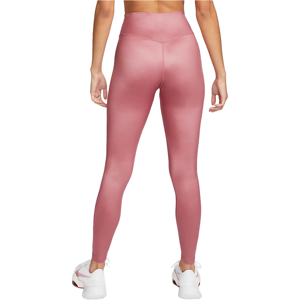 Nike pantalones y mallas largas fitness mujer Nike W NK ONE DF MV SHNE MR TGT vista trasera Nike pantalones y mallas largas fitness mujer Nike W NK ONE DF MV SHNE MR TGT vista trasera