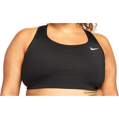 NIKE W NK DF SWSH PLUS BRA NON PAD negro