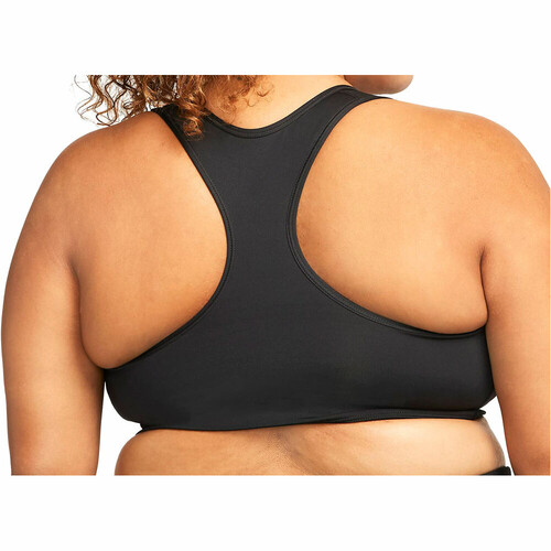 NIKE W NK DF SWSH PLUS BRA NON PAD negro