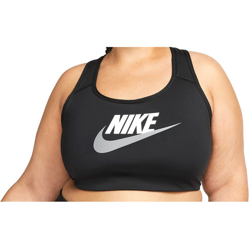 NIKE W NK SWSH PLUS FUTURA GX BRA negro