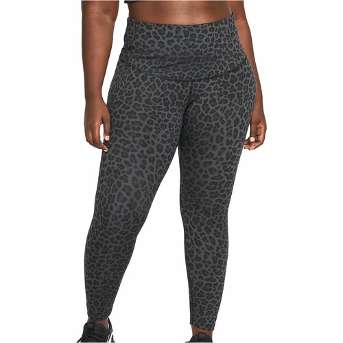 NIKE W NK ONE DF HR TGHT LEOP  PLUS gris