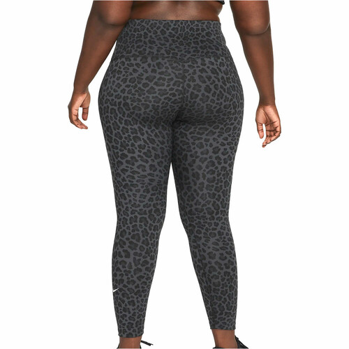 NIKE W NK ONE DF HR TGHT LEOP  PLUS gris