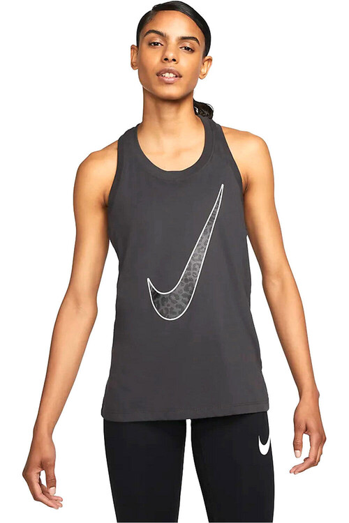 NIKE W NK DF NIKE ONE HOOK WBN gris