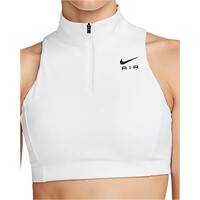 W NK AIR DF SWSH MOCKZIP BRA W NK AIR DF SWSH MOCKZIP BRA
