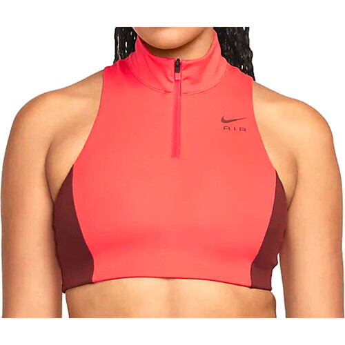 NIKE W NK AIR DF SWSH MOCKZIP BRA rosa