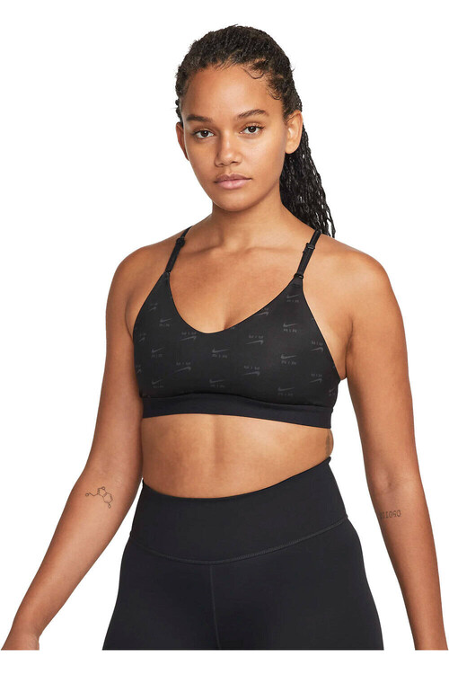 NIKE W NSW AIR DF INDY LIGHT BRA negro