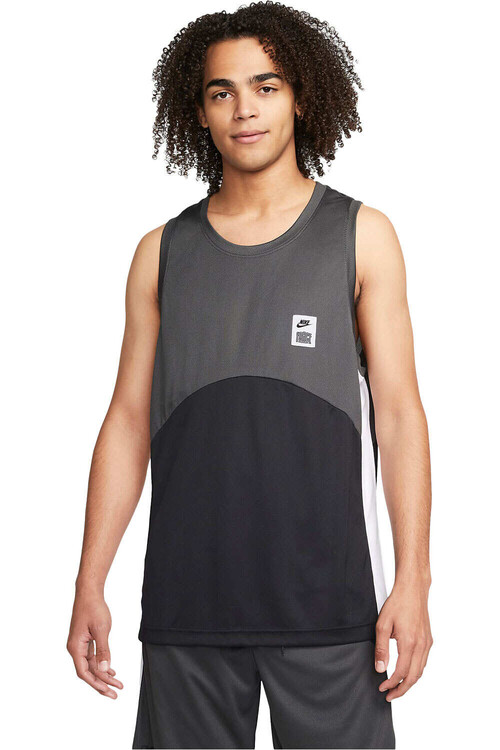 NIKE M NK DF STARTING5 JSY gris