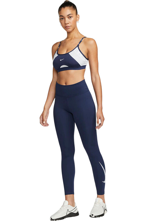 NIKE W NK ONE DF MR GRX 7/8 TGHT azul