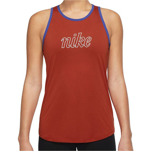 NIKE W NK DF IC ONE TANK CE rojo