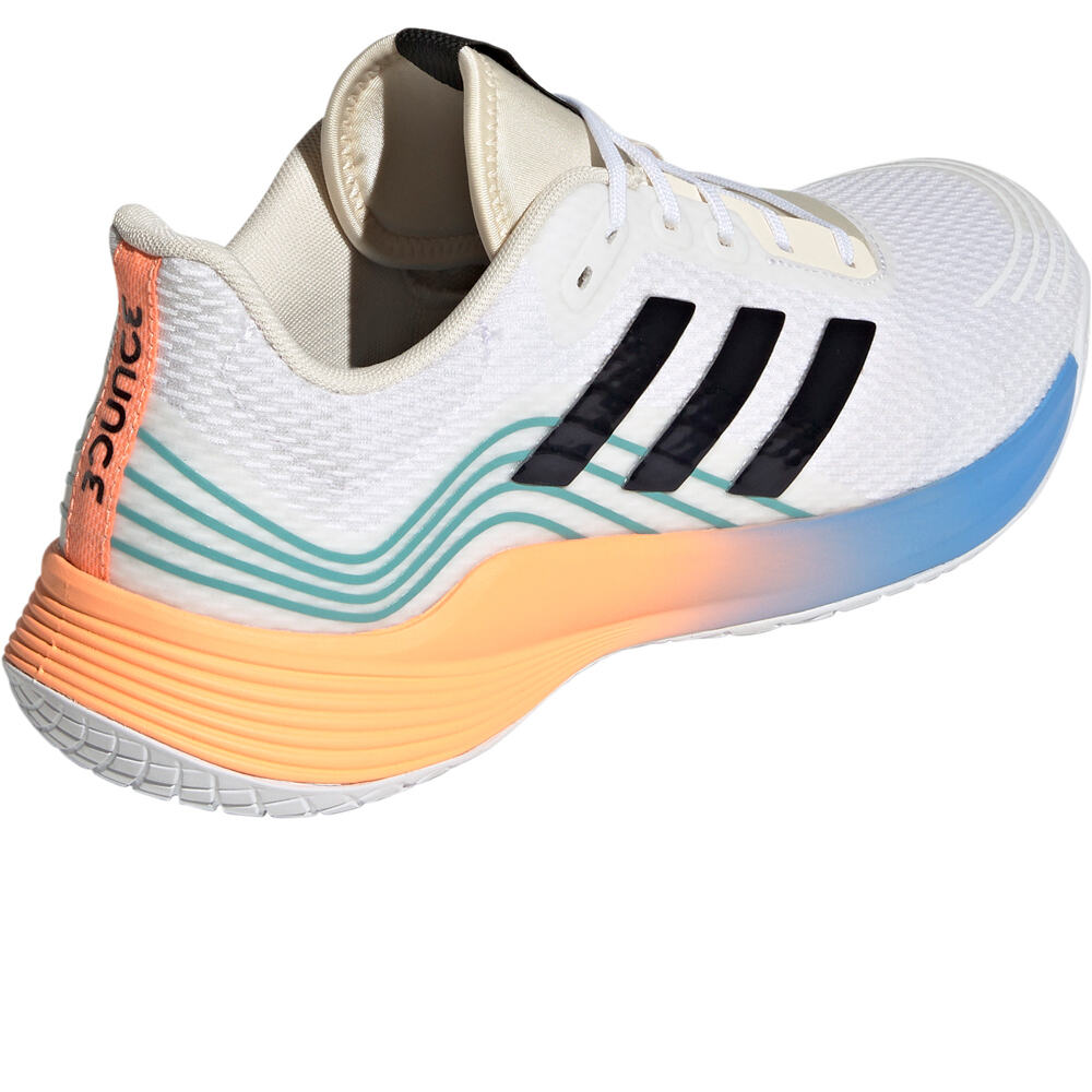 adidas zapatilla indoor hombre Adidas Novaflight Primegreen M vista trasera adidas zapatilla indoor hombre Adidas Novaflight Primegreen M vista trasera