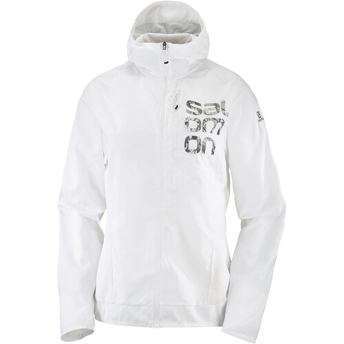 SALOMON BONATTI CROSS FZ HOODIE W blanco