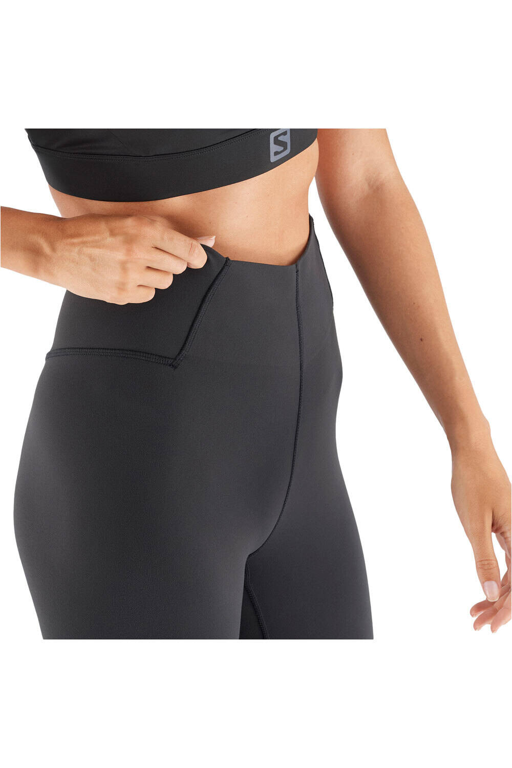 Salomon mallas trail running largas mujer Salomon CROSS MULTI 25 TIGHT W vista detalle Salomon mallas trail running largas mujer Salomon CROSS MULTI 25 TIGHT W vista detalle