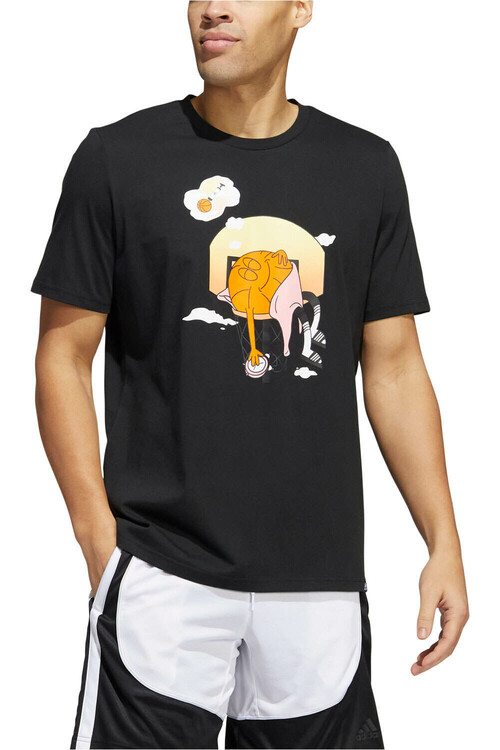 ADIDAS SLEPT ON TEE negro