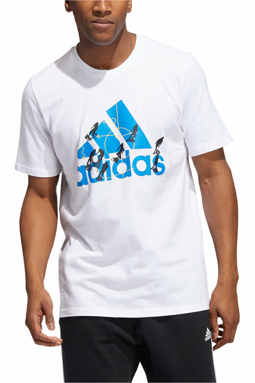 ADIDAS MOTION BOS TEE blanco