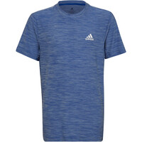 adidas camiseta manga corta niño Adidas B HEATHER TEE vista frontal adidas camiseta manga corta niño Adidas B HEATHER TEE vista frontal