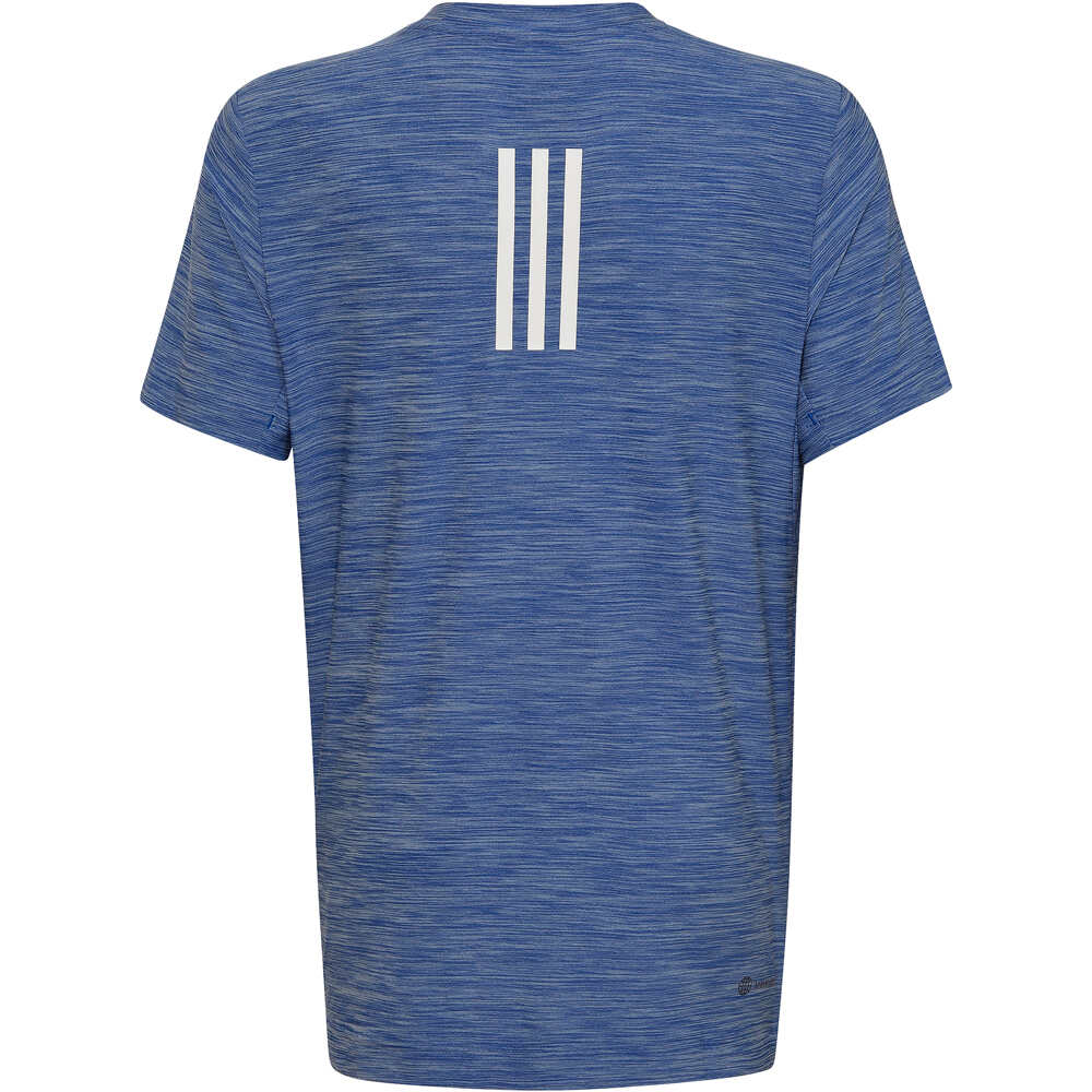 adidas camiseta manga corta niño Adidas B HEATHER TEE vista trasera adidas camiseta manga corta niño Adidas B HEATHER TEE vista trasera