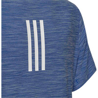 adidas camiseta manga corta niño Adidas B HEATHER TEE vista detalle adidas camiseta manga corta niño Adidas B HEATHER TEE vista detalle