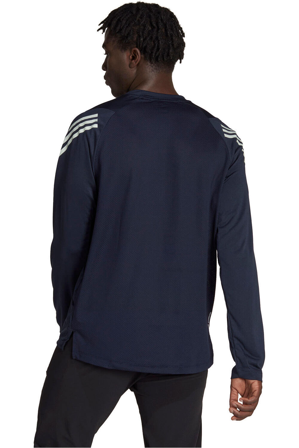adidas camiseta fitness hombre Adidas M TI LS TEE vista trasera adidas camiseta fitness hombre Adidas M TI LS TEE vista trasera