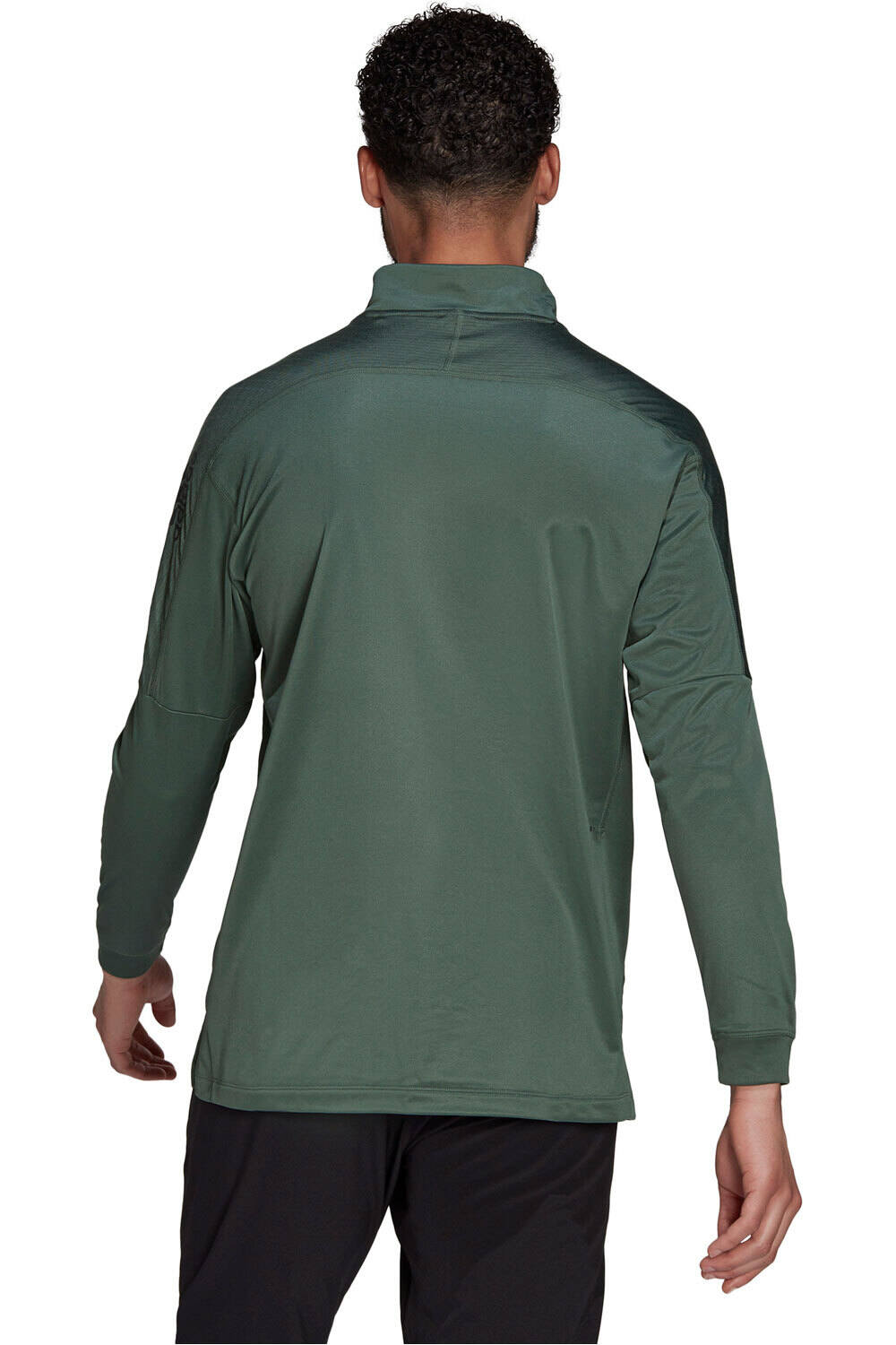 adidas camiseta fitness hombre Adidas WO WARM LS T vista trasera adidas camiseta fitness hombre Adidas WO WARM LS T vista trasera