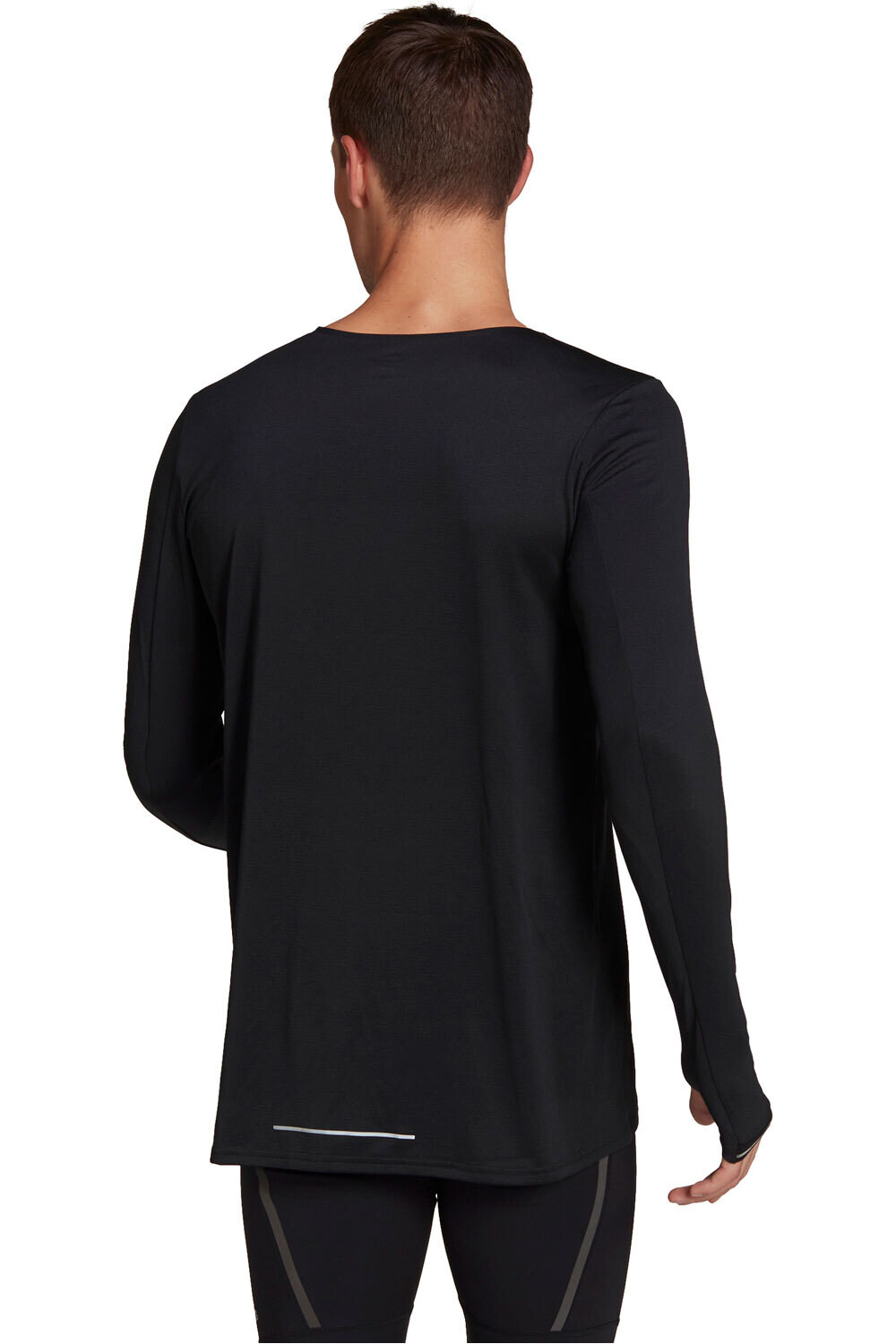 adidas camiseta técnica manga larga hombre Adidas FAST LS MEN vista trasera adidas camiseta técnica manga larga hombre Adidas FAST LS MEN vista trasera