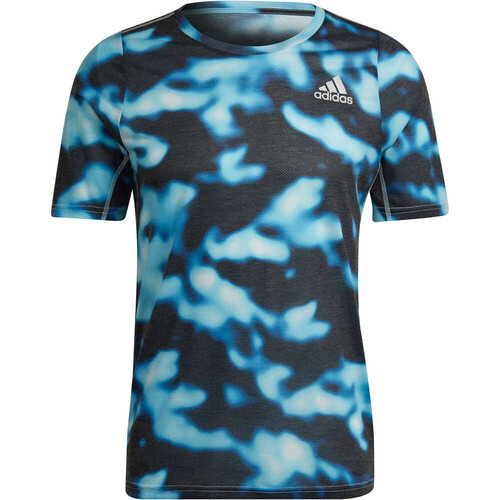 ADIDAS RUN ICONS AOP T azul