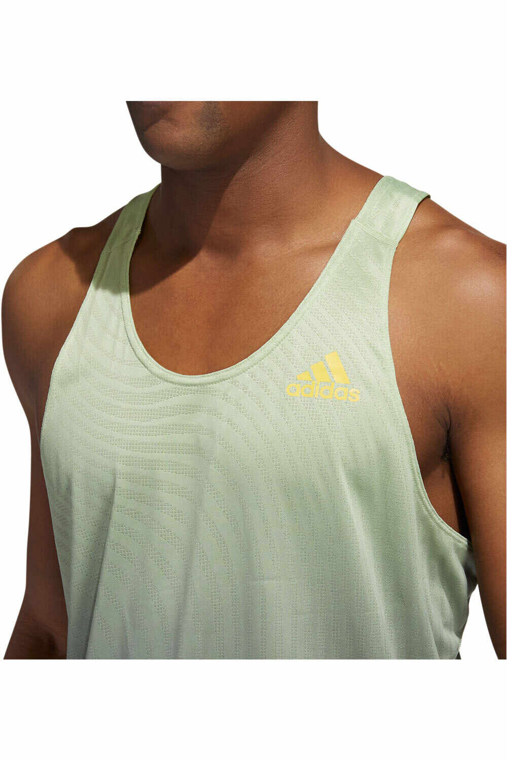 adidas camiseta entrenamiento sin mangas hombre Adidas ADIZERO SINGLET vista detalle adidas camiseta entrenamiento sin mangas hombre Adidas ADIZERO SINGLET vista detalle