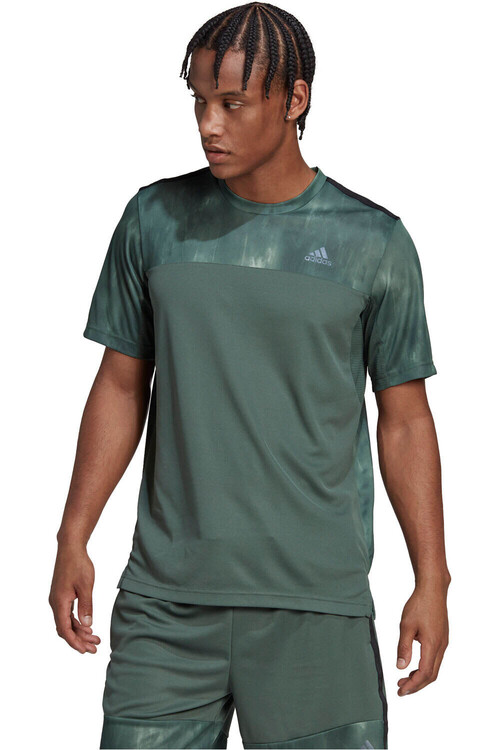 ADIDAS WO AOP TEE verde