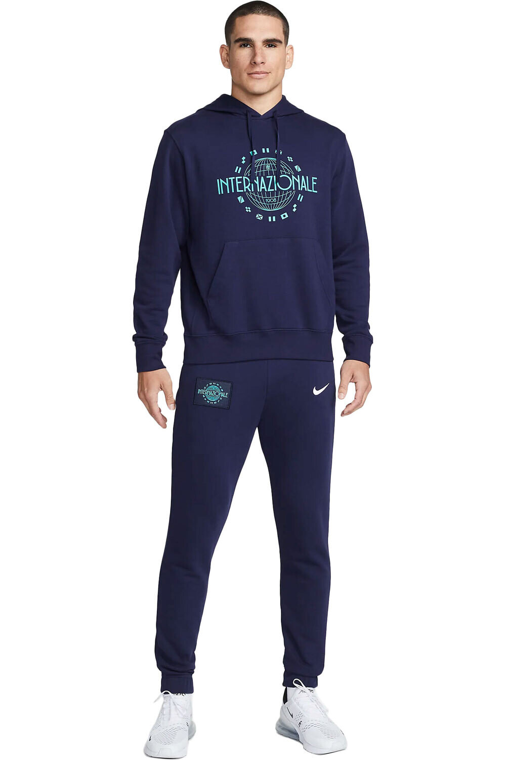 Nike sudadera entrenamiento fútbol Nike INTER M NK GFA FLC HOODIE FT 03 Nike sudadera entrenamiento fútbol Nike INTER M NK GFA FLC HOODIE FT 03