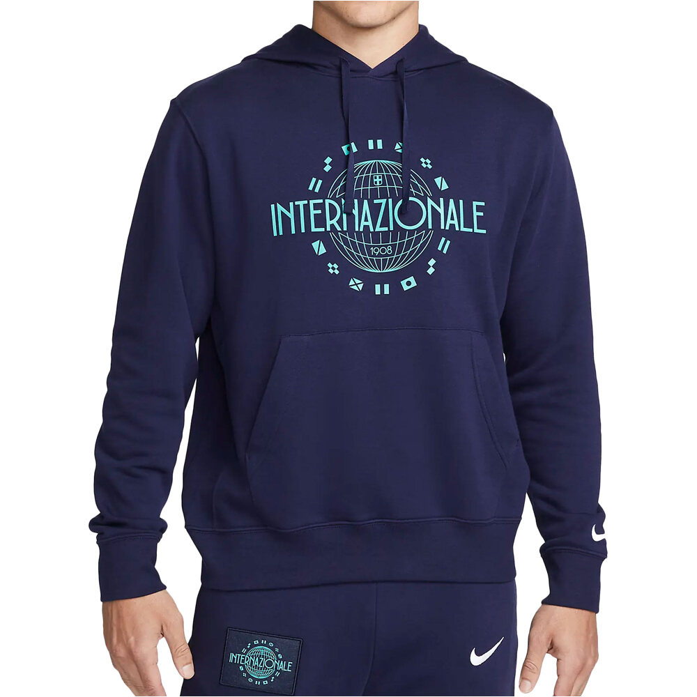 Nike sudadera entrenamiento fútbol Nike INTER M NK GFA FLC HOODIE FT 04 Nike sudadera entrenamiento fútbol Nike INTER M NK GFA FLC HOODIE FT 04