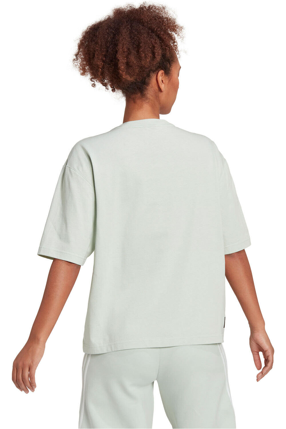 adidas camiseta manga corta mujer Adidas W FI BOS TEE vista trasera adidas camiseta manga corta mujer Adidas W FI BOS TEE vista trasera