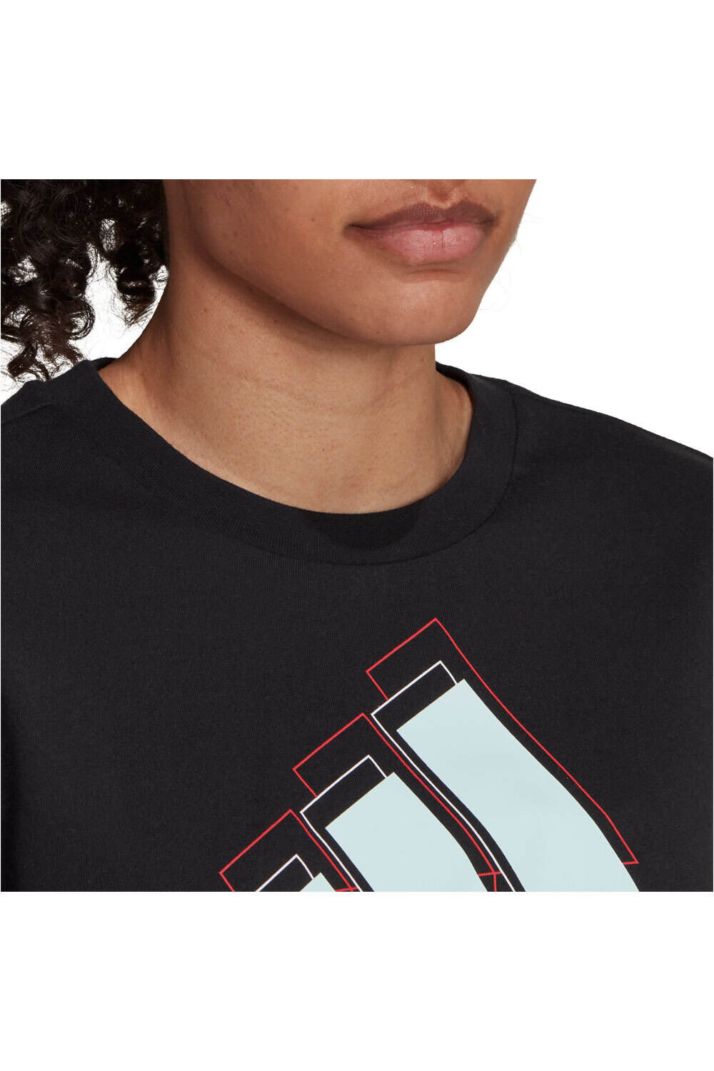 adidas camiseta manga corta mujer Adidas W BLUV Q3 T G vista detalle adidas camiseta manga corta mujer Adidas W BLUV Q3 T G vista detalle