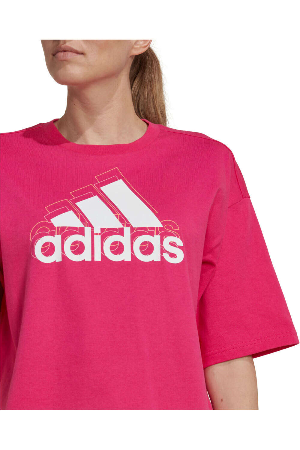 adidas camiseta manga corta mujer Adidas W BLUV Q3 T G vista detalle adidas camiseta manga corta mujer Adidas W BLUV Q3 T G vista detalle
