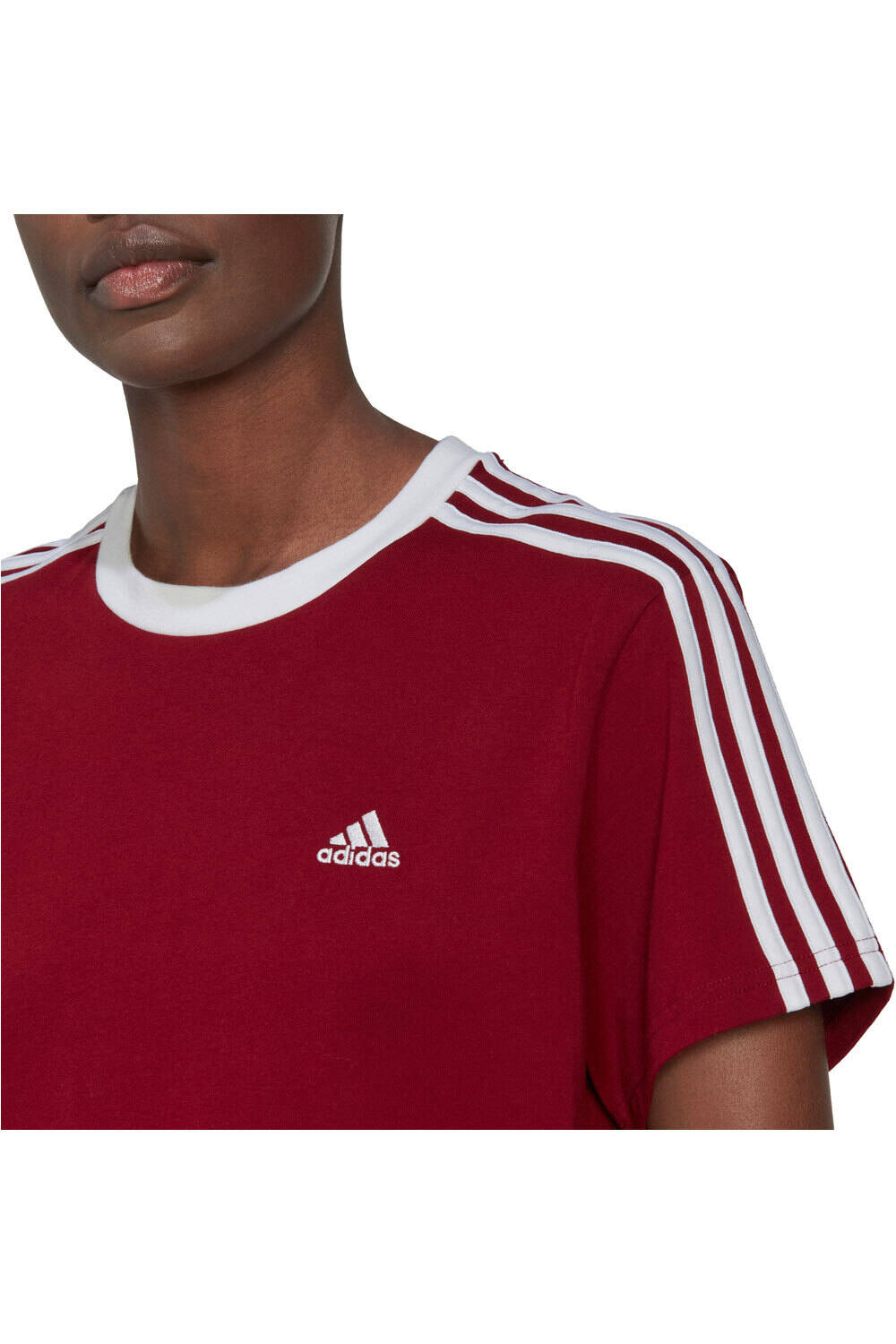 adidas camiseta manga corta mujer Adidas W 3S BF T vista detalle adidas camiseta manga corta mujer Adidas W 3S BF T vista detalle