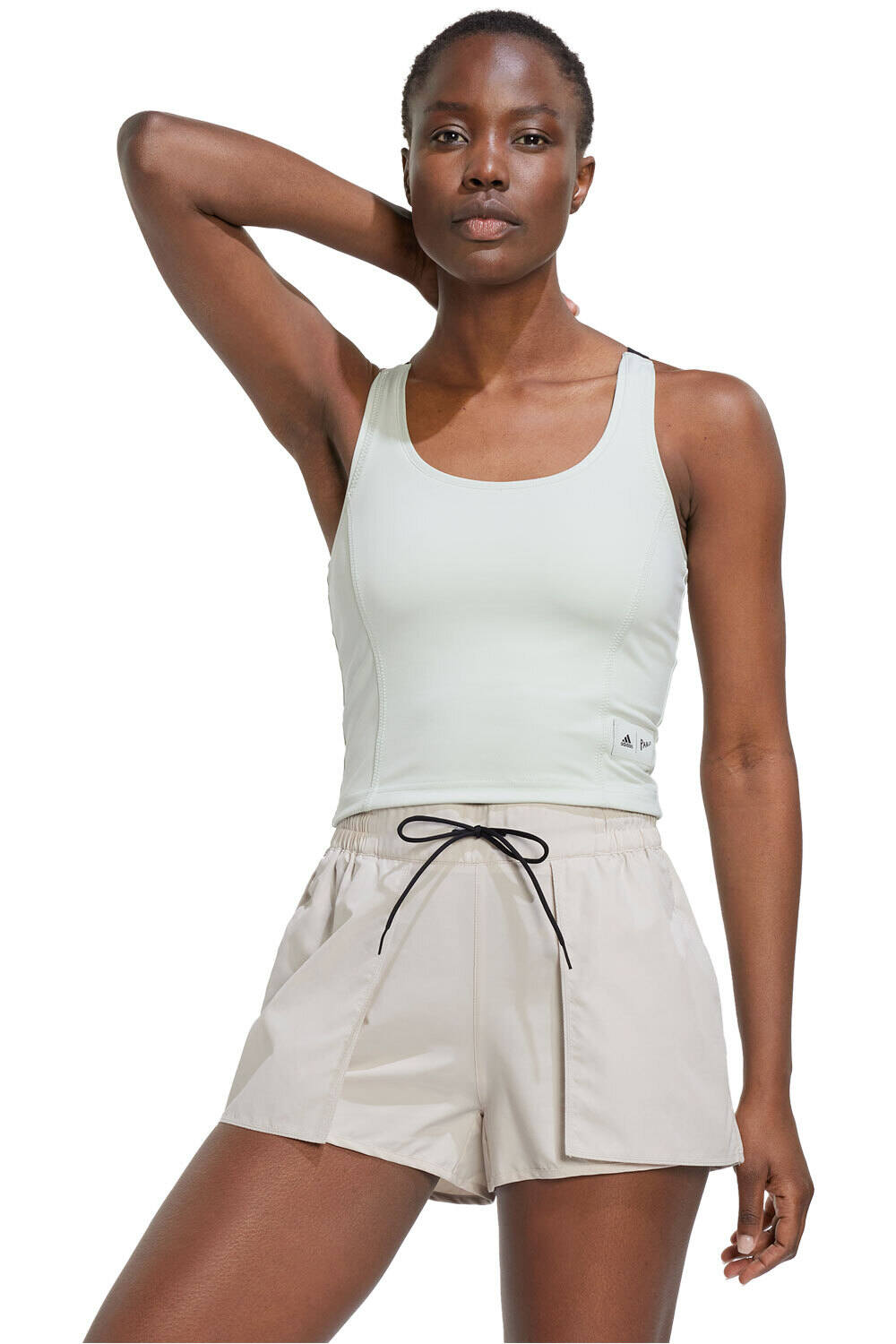 adidas camiseta tirantes mujer Adidas W PRLY RFTO T vista frontal adidas camiseta tirantes mujer Adidas W PRLY RFTO T vista frontal