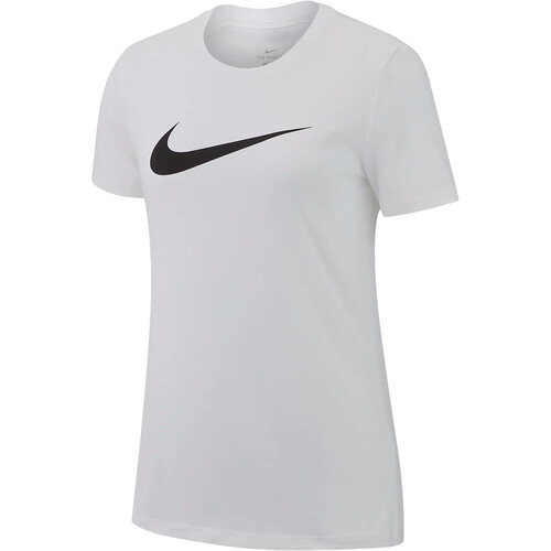 NIKE W NK DRY TEE DFC CREW blanco