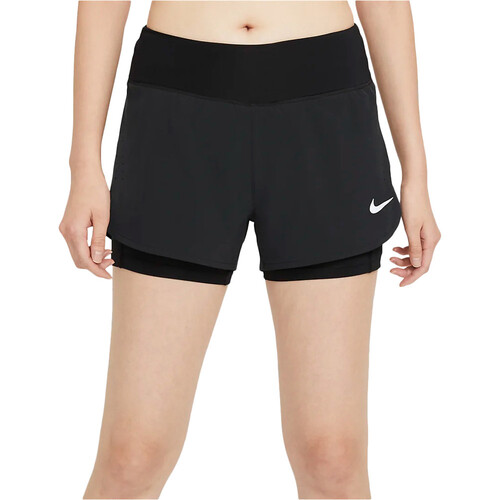 NIKE W NK ECLIPSE 2IN1 SHORT negro