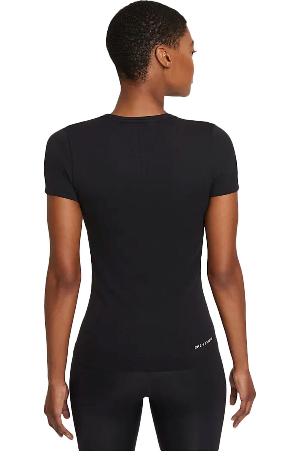 Nike camisetas fitness mujer Nike W NK DFADV AURA SLIM SS TOP vista trasera Nike camisetas fitness mujer Nike W NK DFADV AURA SLIM SS TOP vista trasera